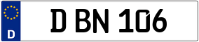 Truck License Plate